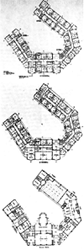 Het Nieuwe Huis, Roelof Hartplein, plattegrond